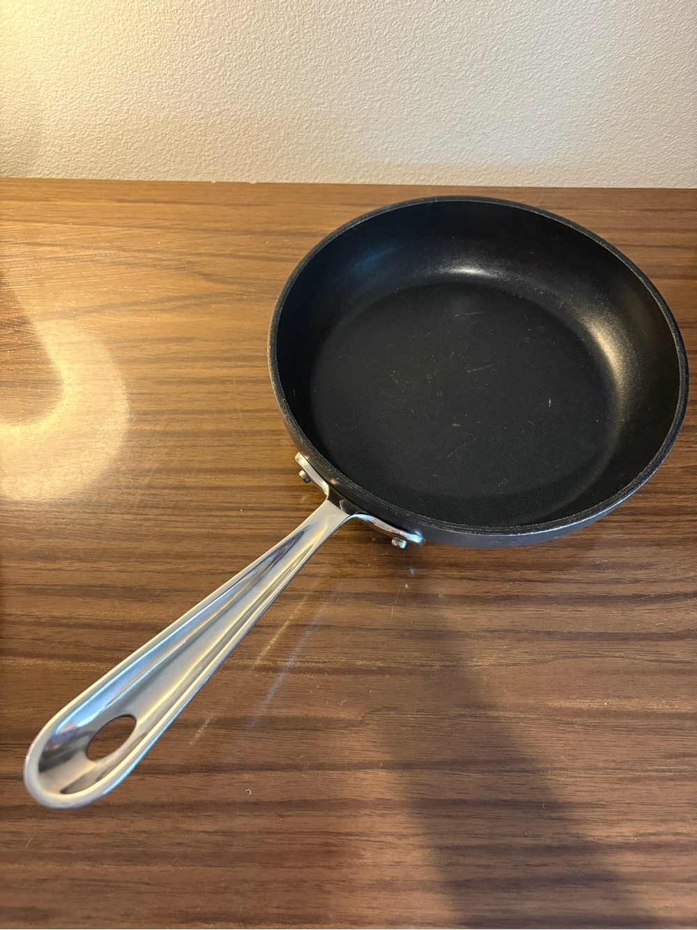 All-Clad 8” Non-Stick Stainless Steel/Anodized Skillet Fry Pan USED READ